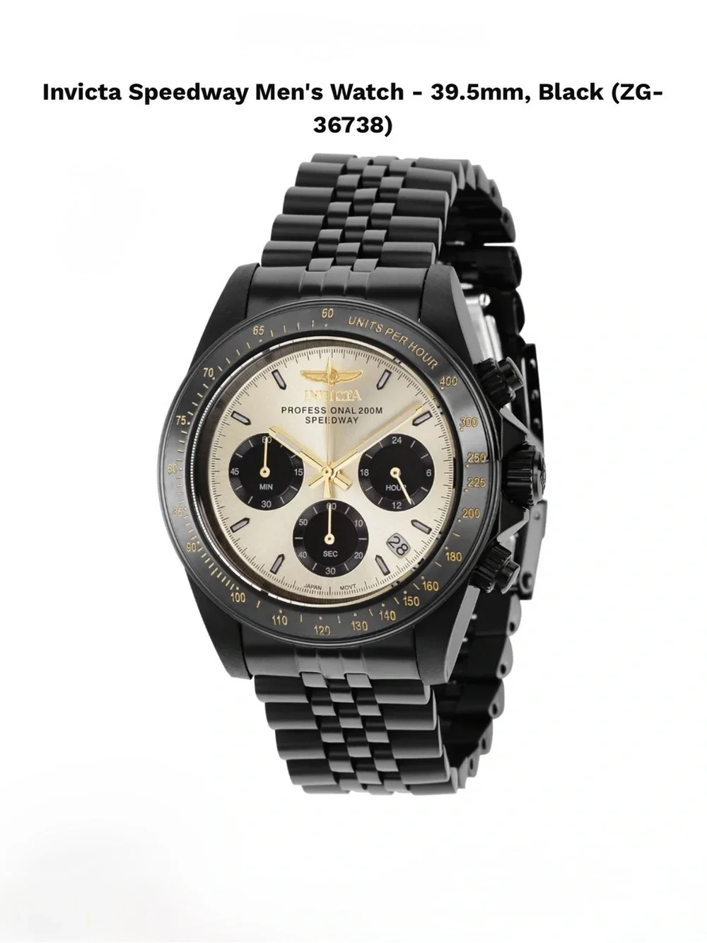 Invicta Men's Speedway Chronograph Quartz Watch (Model 36738)